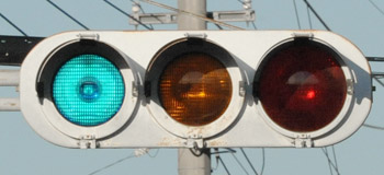 邑楽町狸塚の横型信号機