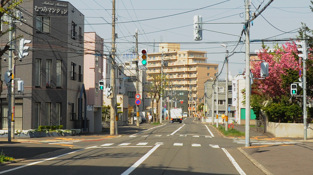 札幌市北区の信号機