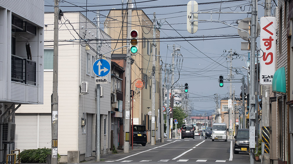 青森県弘前市の信号機
