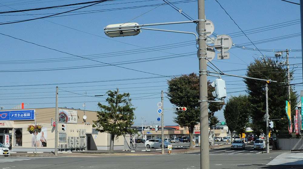 岩手県盛岡市の信号機