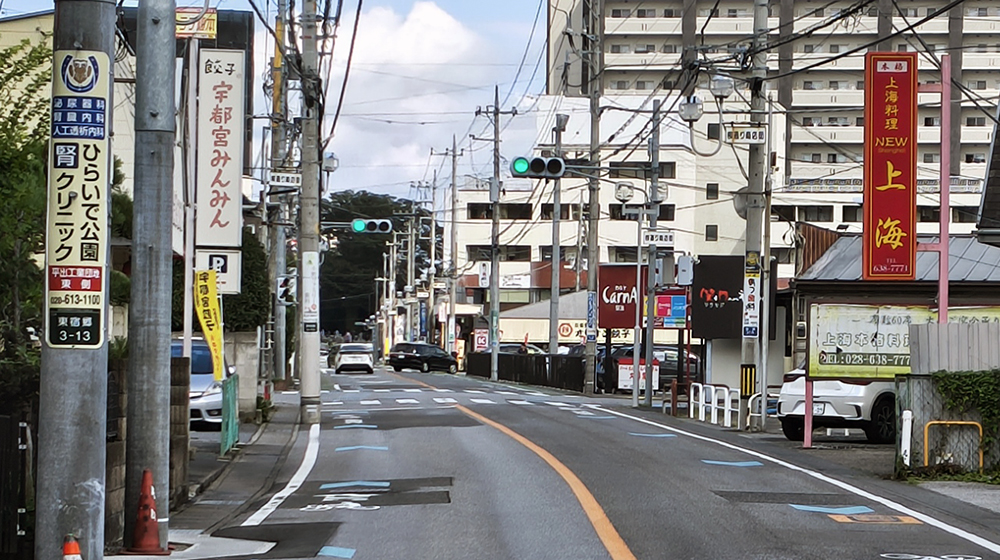 宇都宮市宿郷の信号機