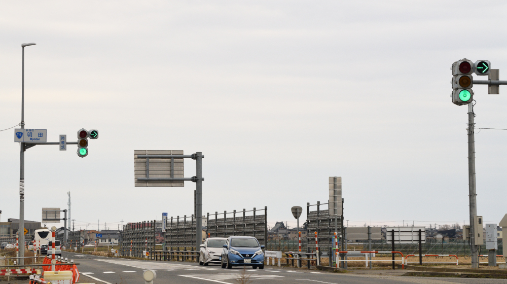 新潟県松江市の信号機