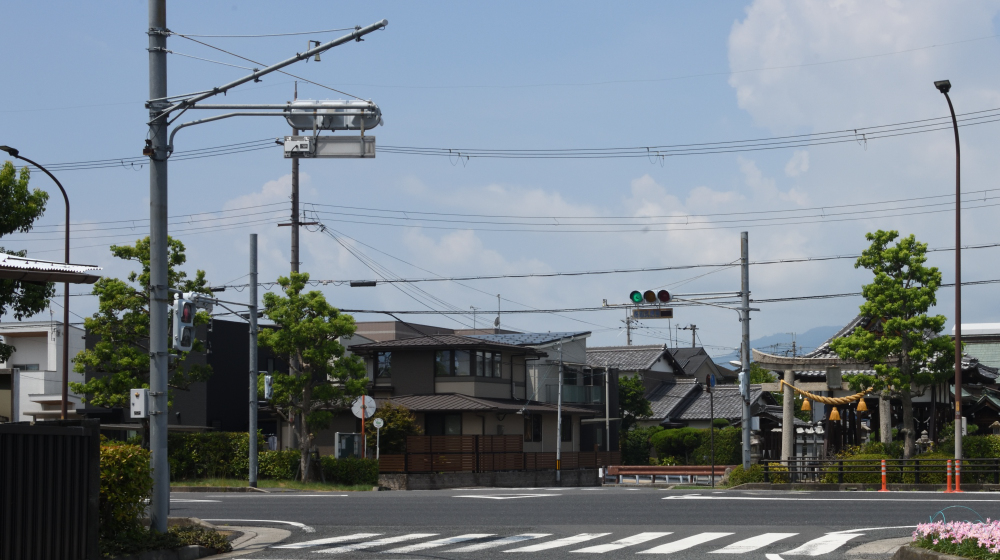 滋賀県草津市の信号機